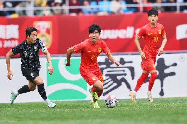 国际足球邀请赛：U22国家队以1比0战胜韩国U22