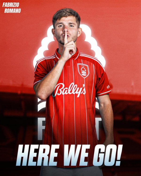 here we go！罗马诺：曼城中场球员麦卡蒂加盟森林，总价3000万镑