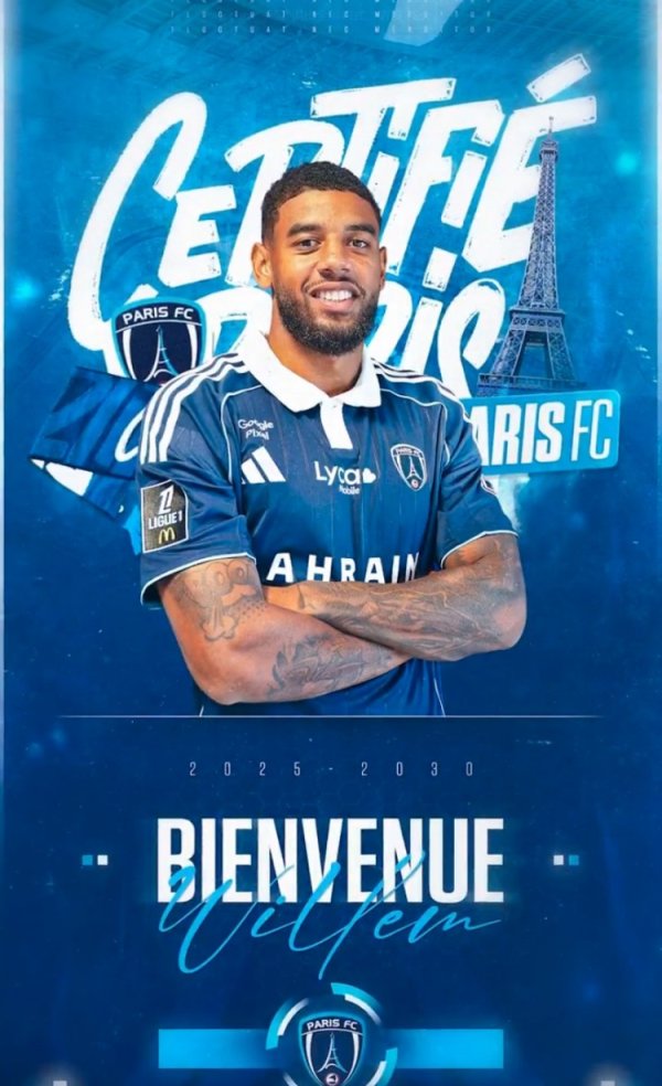 官宣：巴黎FC签下圣加仑24岁前场球员戈贝尔，双方签约至2030年